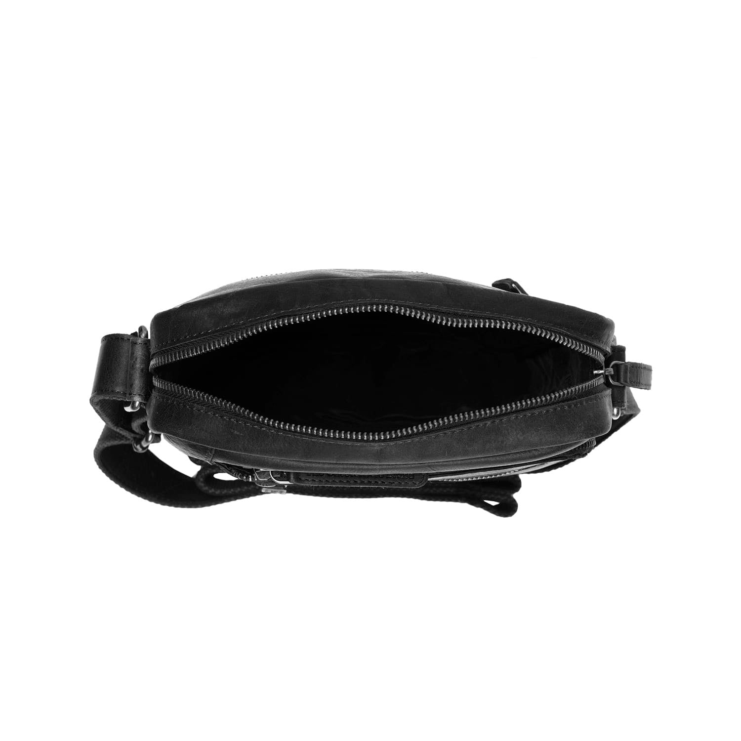 Leather Shoulder Bag Black Dessau