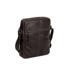 Leather Shoulder Bag Brown Dessau