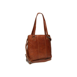 Leather Shoulder Bag Cognac Elly