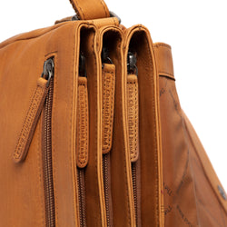 Leather Shoulder Bag Cognac Millie