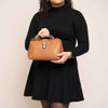 leather Shoulder Bag Cognac Rachael