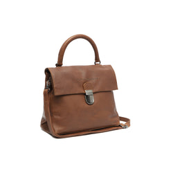 Leather Shoulder Bag Cognac Rianne