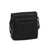 Leather Shoulder Bag Black Fontana