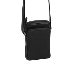 Leather Phone Pouch Black Hamilton