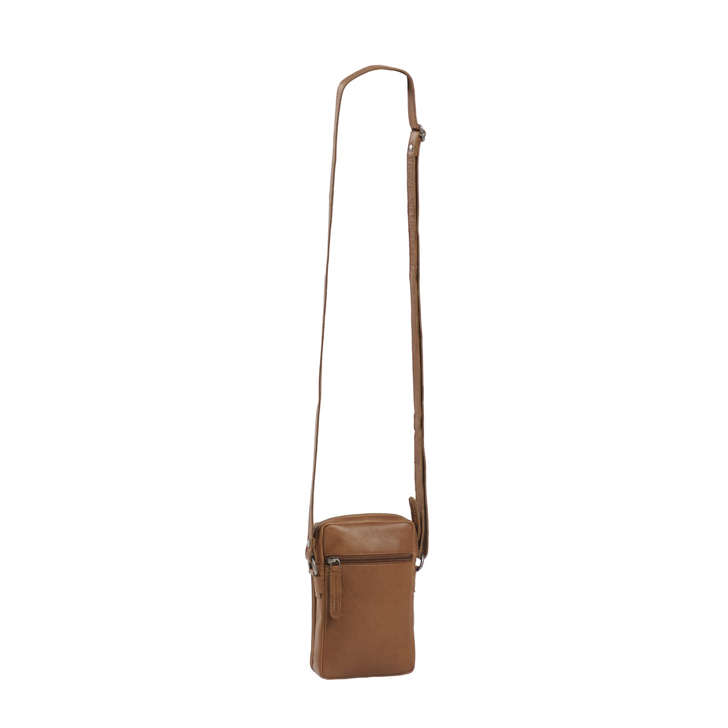 Leather Phone Pouch Cognac Hamilton