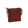 Leather Shoulder Bag Red Laos