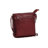 Leather Shoulder Bag Red Laos