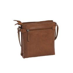 Leather Shoulder Bag Cognac Laos