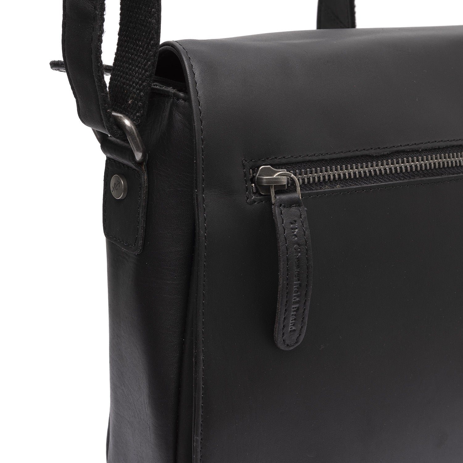 Leather Shoulder Bag Black Rubio