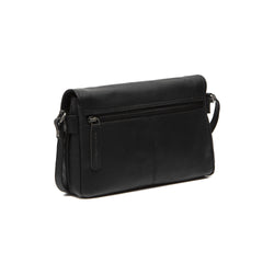 Leather Shoulder Bag Black Redmond