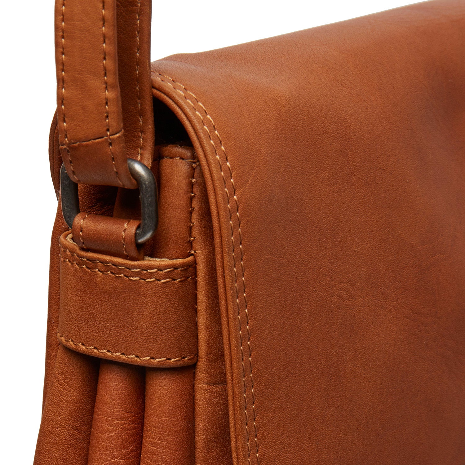 Leather Shoulder Bag Cognac Redmond