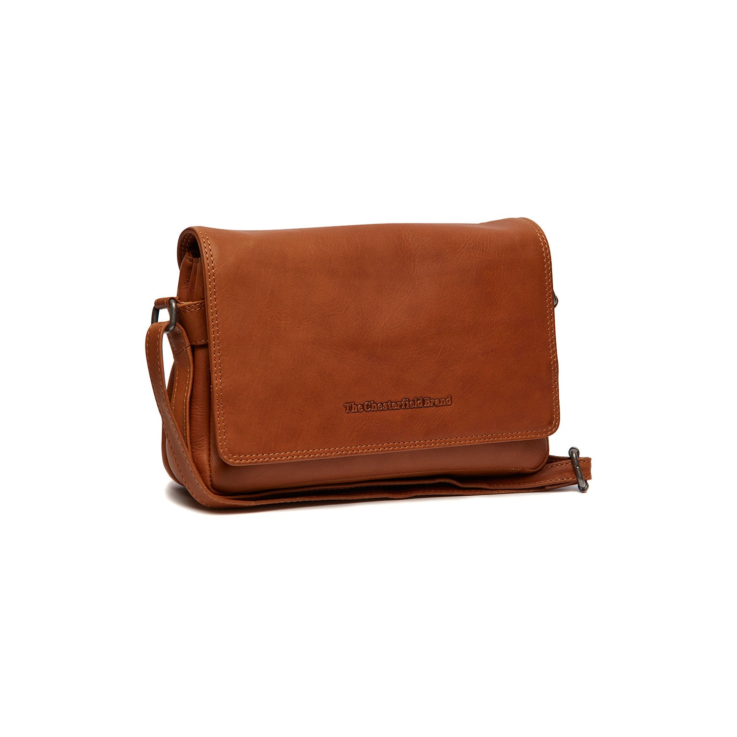 Leather Shoulder Bag Cognac Redmond