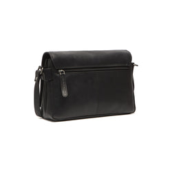 Leather Shoulder Bag Black Reston