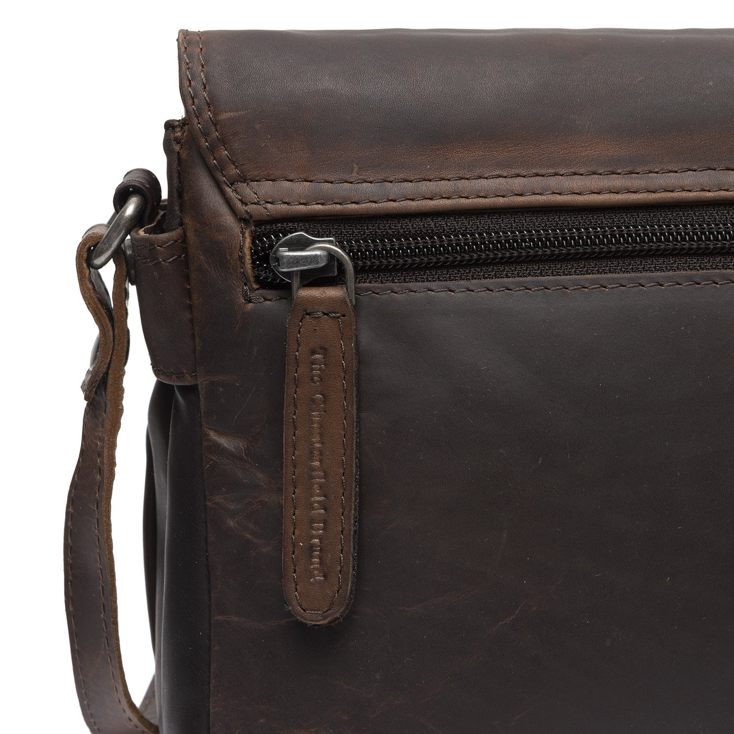 Leather Shoulder Bag Brown Reston