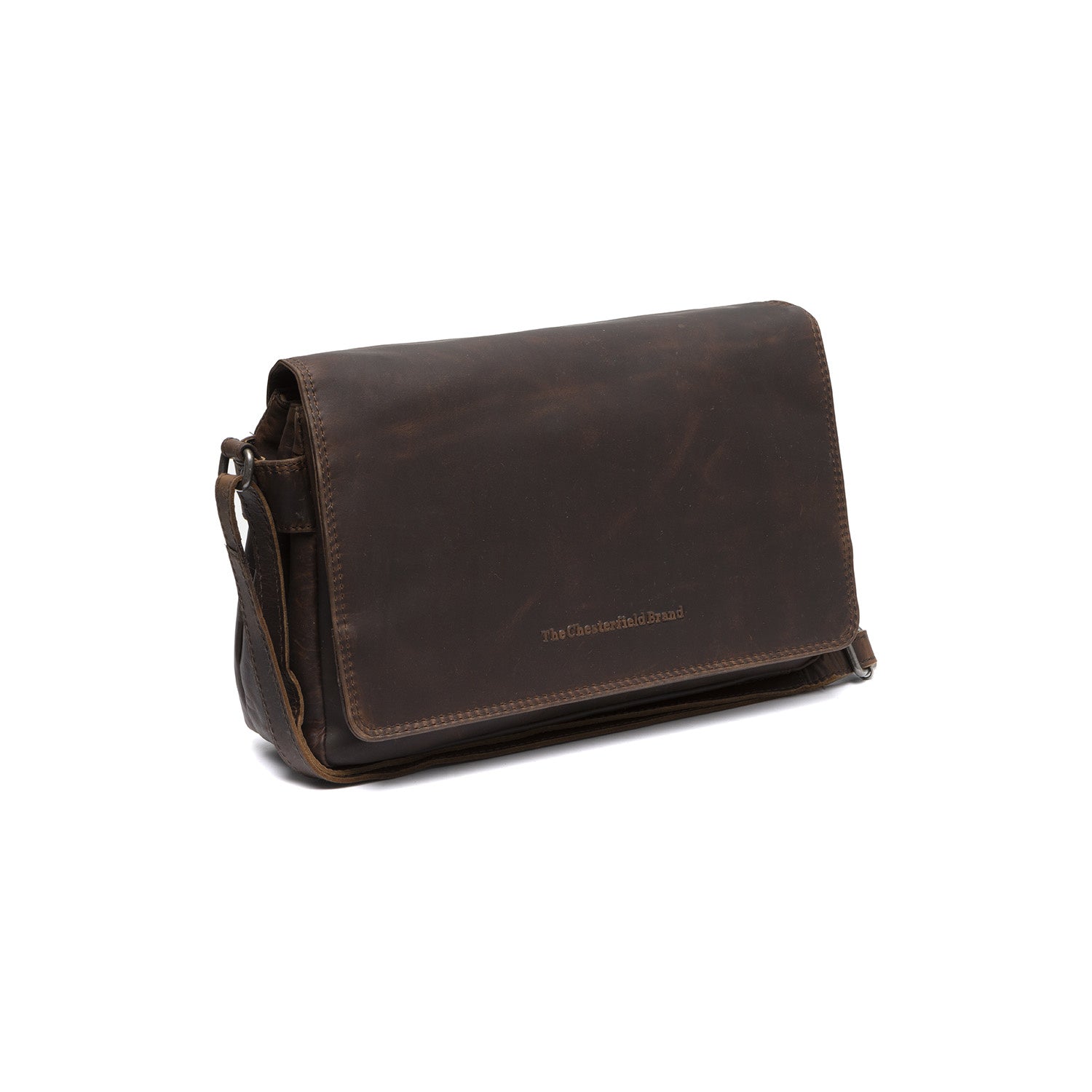 Leather Shoulder Bag Brown Reston