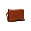 Leather Shoulder Bag Cognac Reston