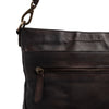 Leather Shoulder Bag Brown Tucson Black Label