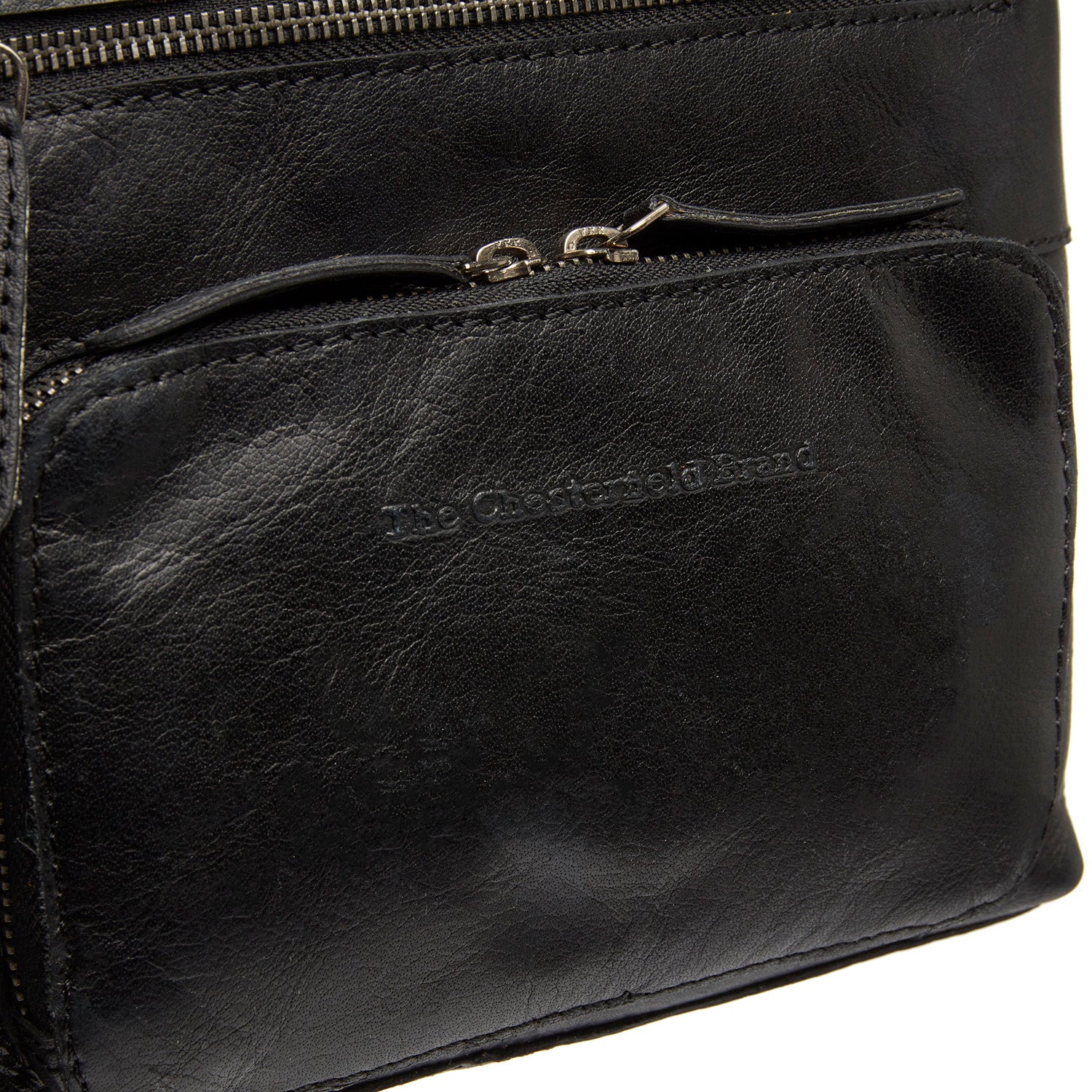 Leather Shoulder Bag Black Tula