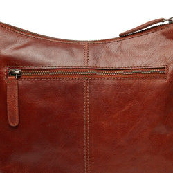 Leather Shoulder Bag Cognac Tula