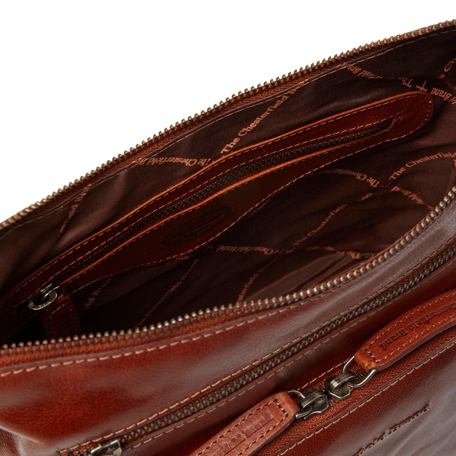 Leather Shoulder Bag Cognac Tula