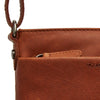 Leather Shoulder Bag Cognac Salerno