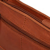 Leather Shoulder Bag Cognac Salerno