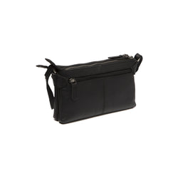 Leather Shoulder Bag Black Sisli