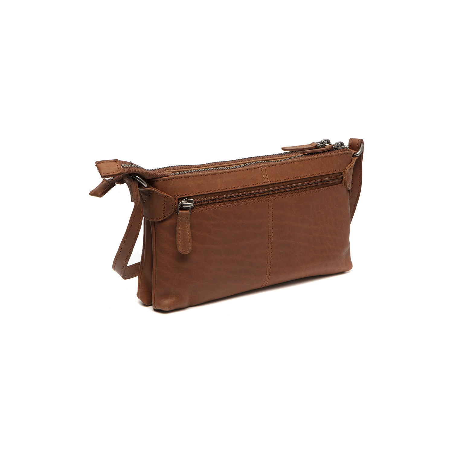 Leather Shoulder Bag Cognac Sisli