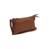 Leather Shoulder Bag Cognac Sisli