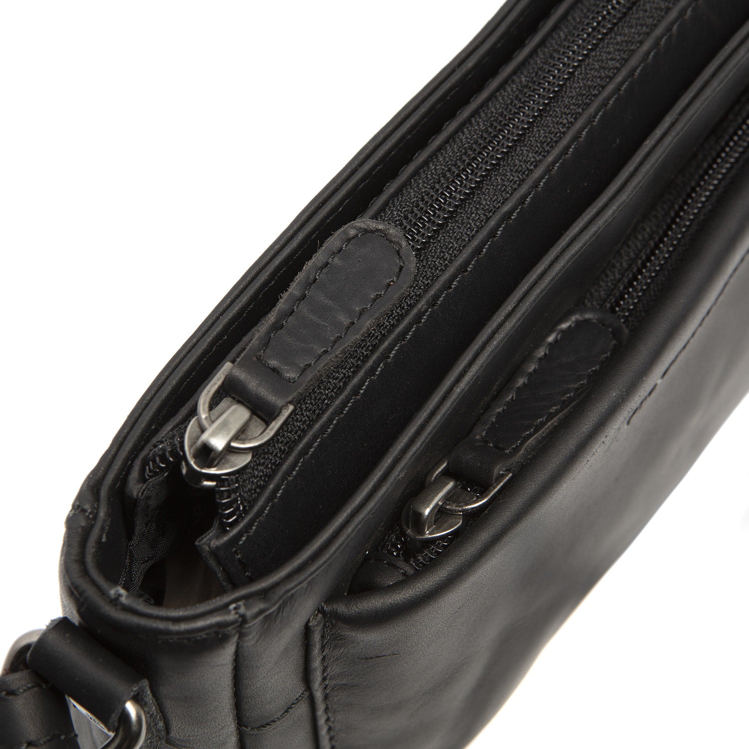 Leather Shoulder Bag Black Southampton