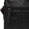 Leather Shoulder Bag Black Saba