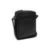 Leather Shoulder Bag Black Saba