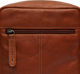 Leather Shoulder Bag Cognac Timor