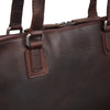 Leather Shoulder Bag Brown Santorini