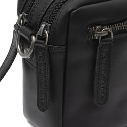 Leather Shoulder Bag Black Samui