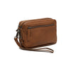 Leather Shoulder Bag Cognac Samui