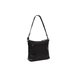 Leather Shoulder Bag Black Faro