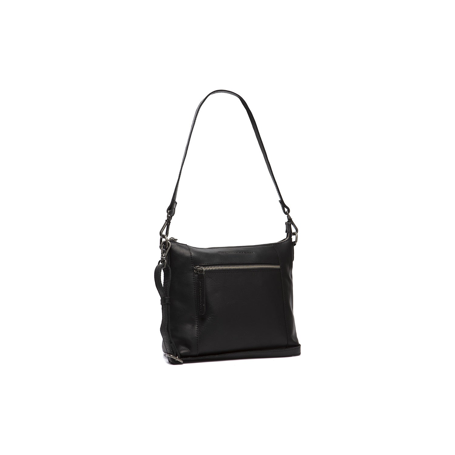 Leather Shoulder Bag Black Faro