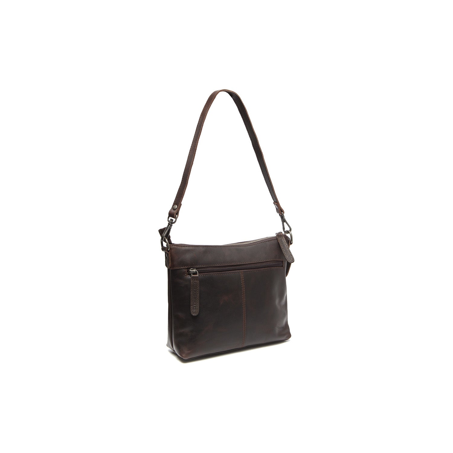 Leather Shoulder Bag Brown Faro