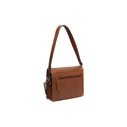 Leather Shoulder Bag Cognac Palermo