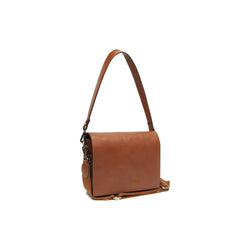 Leather Shoulder Bag Cognac Palermo