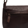 Leather Shoulder Bag Brown Sumatra Black Label