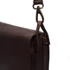 Leather Shoulder Bag Brown Sumatra Black Label