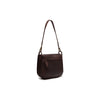 Leather Shoulder Bag Brown Sumatra Black Label