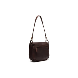 Leather Shoulder Bag Brown Sumatra Black Label