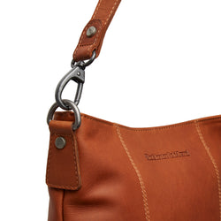 Leather Shoulder Bag Cognac Kos