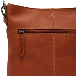 Leather Shoulder Bag Cognac Kos