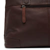 Leather Shoulder Bag Brown Lugano