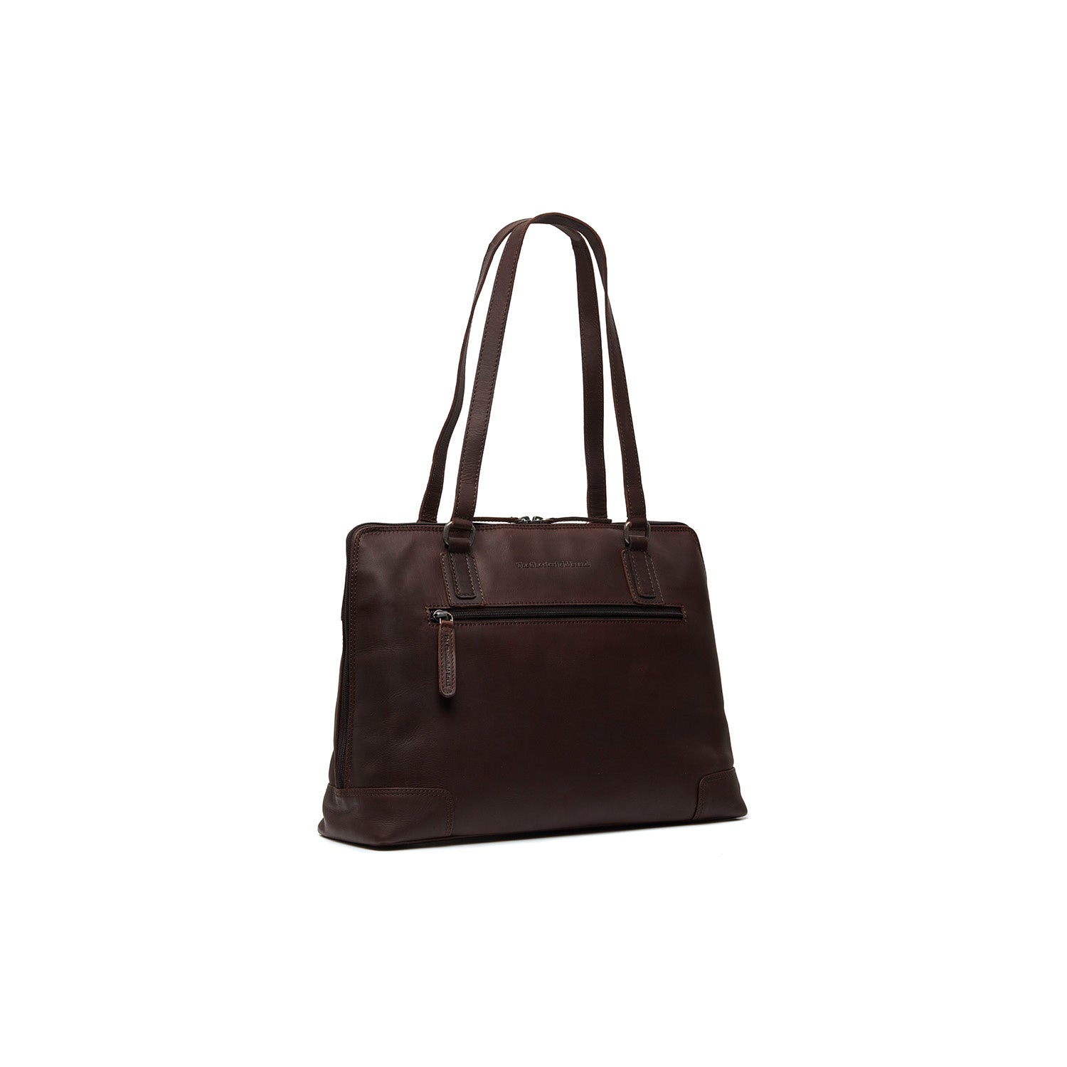 Leather Shoulder Bag Brown Lugano