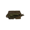 Leather Shoulder Bag Olive Green Interlaken